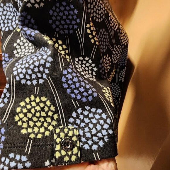 Jones New York Women's Floral-Print Short-Sleeve Top - Picture 5 of 10